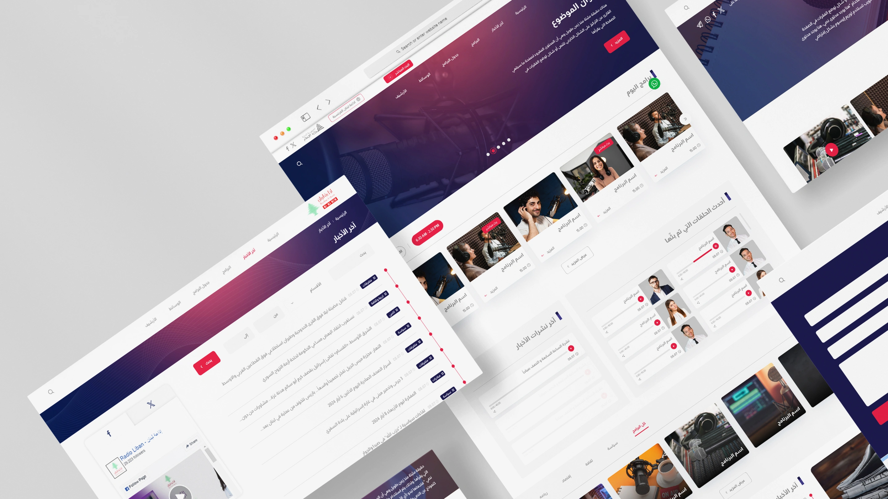 website mockup